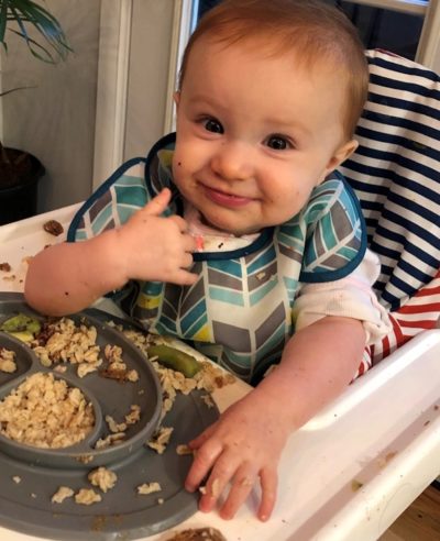 Starting Solid Foods: Learning to eat at the family table, 8 to 11 month old-0