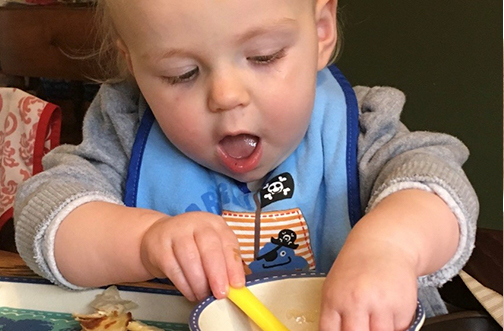 Starting Solid Foods: Becoming eating competent, your 12 month old